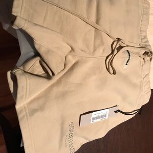 Fear of god x Ssense Beige twill shorts